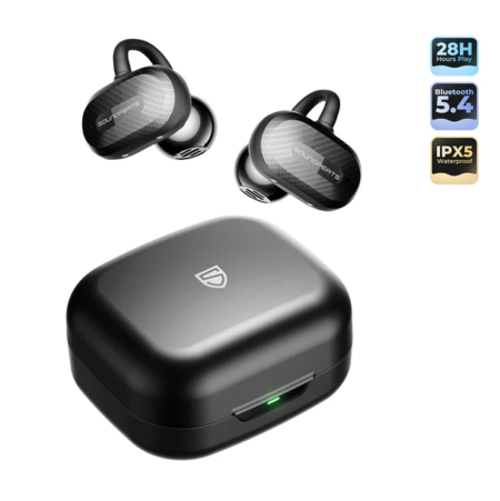 Ecouteurs sans fil AIR CLIP, Son immersif / AI- Clarté d’appel améliorée/Autonomie jusqu’à 28H/ IPX5.